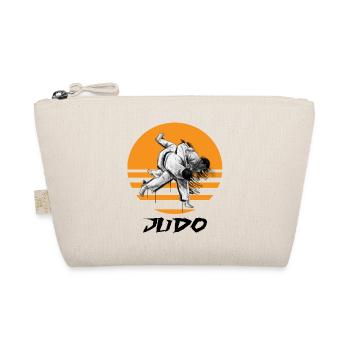 Judo-Kampfkunst Motiv mit Dynamik - Bio-Täschchen - Natur - Vorne