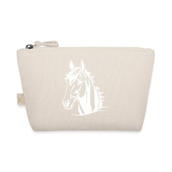 Chevaux T-shirt Cadeau Cavalier - Trousse biologique - nature - Devant