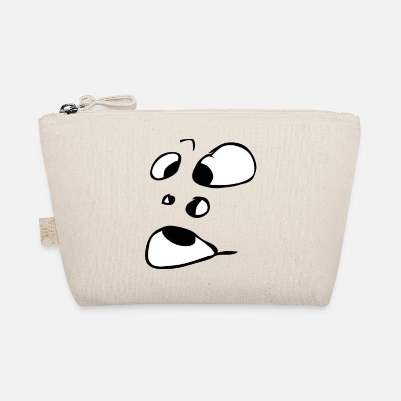 Ahh! Face Ghost Ghost Halloween Comic Organic Pouch