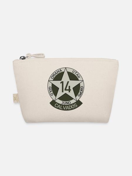 Military Insignia Calvados 14 - Organic Pouch - nature - Front