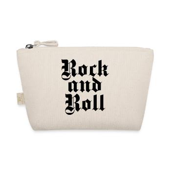 rock and roll gpthic logo design. - Organic Pouch - nature - Front