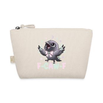 Kawaii Pastel Goth Noir Corbeau F-Caw-F - Trousse biologique - nature - Devant