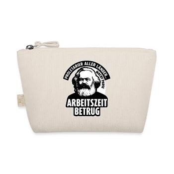 Chemise d’arnaque au temps de travail – Anti Work Meme Design - Trousse biologique - nature - Devant