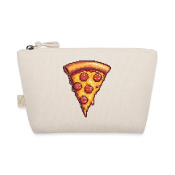 Pixel Pizza Slice - Organic Pouch - nature - Front