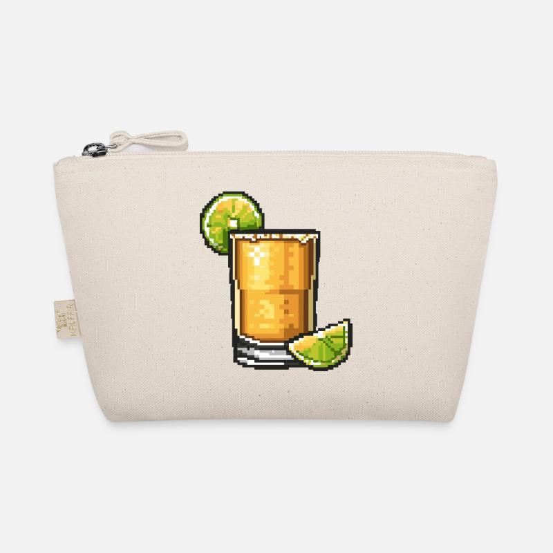 Pixelcocktail Limette Whiskey Bio-Täschchen
