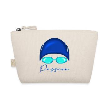 Passion Swimming Neon Blue - Organic Pouch - nature - Front