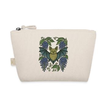 Bat Whimsy - Organic Pouch - nature - Front