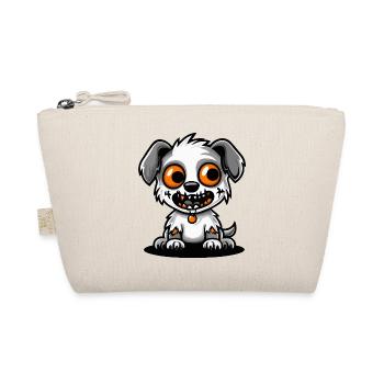 Dog Halloween Zombie Comic - Organic Pouch - nature - Front