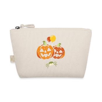 Citrouilles de fête d’Halloween avec araignée - Trousse biologique - nature - Devant