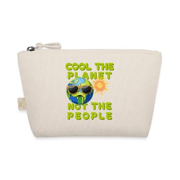 Cool the planet, not the people Climate - Organic Pouch - nature - Front