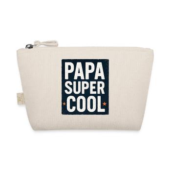 Papa Super Cool - Fête des Pères - Anniversaire - Trousse biologique - nature - Devant