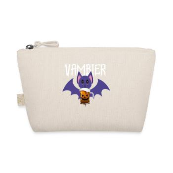 Vampire Bat Halloween Bière Boire Tenue Top - Trousse biologique - nature - Devant