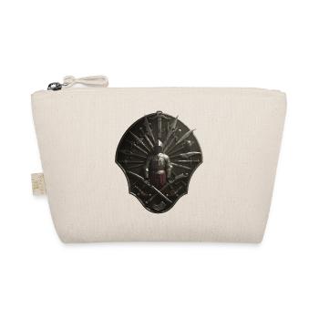 Crusader Shield Circle with Weapons - Organic Pouch - nature - Front