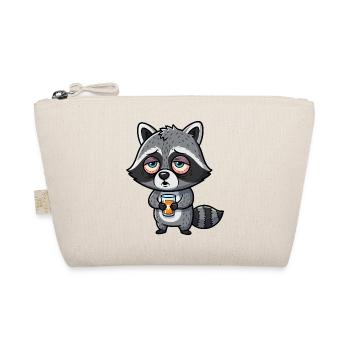 Waschbär Energie Kraftlos Morgenmuffel Koffein  - Trousse biologique - nature - Devant