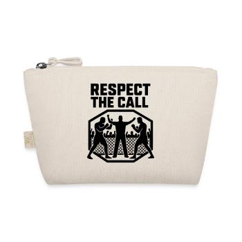 MMA Tribute Respect The Call - Bio-Täschchen - Natur - Vorne