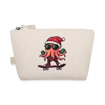 Jellyfish Christmas Funny - Organic Pouch - nature - Front