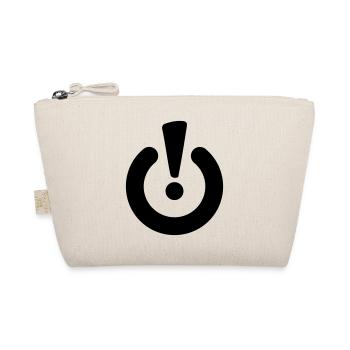 Standby Symbol – TV Power Off On Energy Saving - Organic Pouch - nature - Front