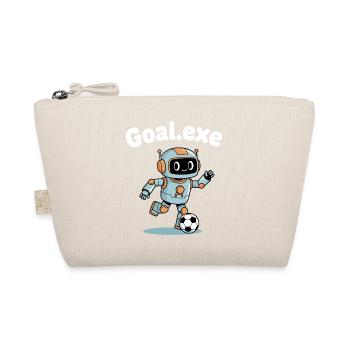 Goal.Exe Roboter Fußball - Bio-Täschchen - Natur - Vorne