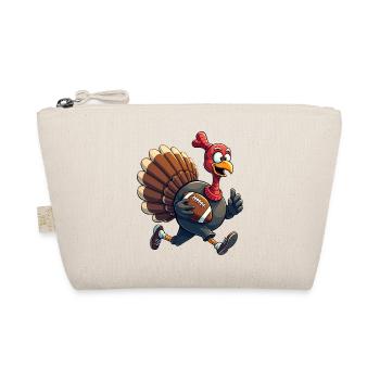 Thanksgiving Football Truthahn - Bio-Täschchen - Natur - Vorne