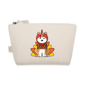 Akita Inu Thanksgiving Süßer Herbst Hundeliebhaber - Bio-Täschchen - Natur - Vorne