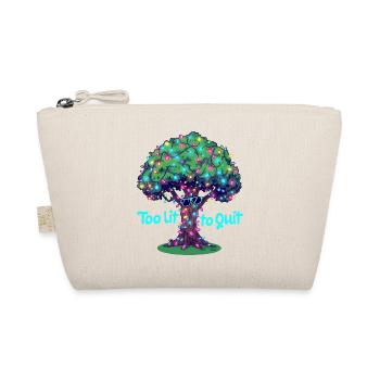 Too Lit to Quit Light Tree - Organic Pouch - nature - Front