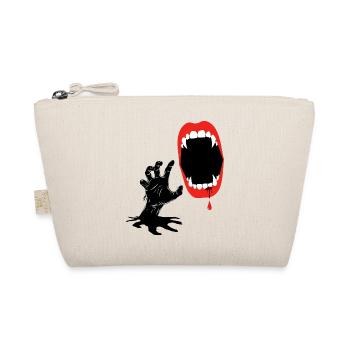 Gruseliger Vampir mit blutigen Fangzähnen im - Trousse biologique - nature - Devant