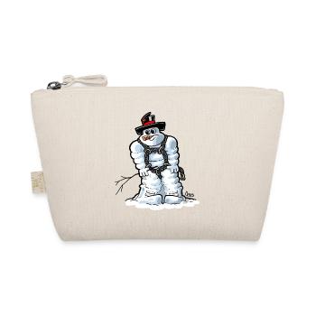 1421-michel-im-schnee - Bio-Täschchen - Natur - Vorne