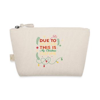 Christmas in Inflation Costume - Organic Pouch - nature - Front