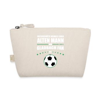 Mönchengladbach Geschenk Hooligan Ultras Retro - Bio-Täschchen - Natur - Vorne
