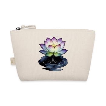 Lotus in puddle - Organic Pouch - nature - Front