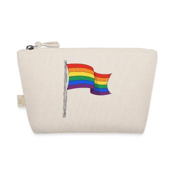 Regenbogenflagge kurvige Strecken - Bio-Täschchen - Natur - Vorne
