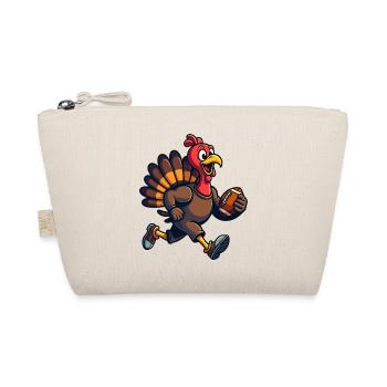 Thanksgiving Football Truthahn - Bio-Täschchen - Natur - Vorne