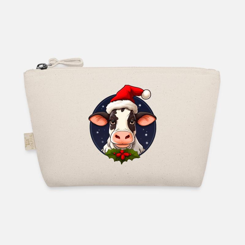 Kühe Christmas Bio-Täschchen