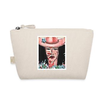 Floral portrait with butterflies - Organic Pouch - nature - Front