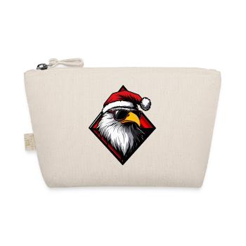 Eagle Santa Comic - Organic Pouch - nature - Front