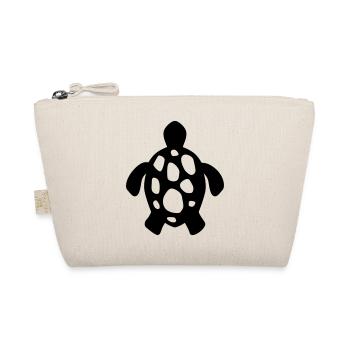 Sea Turtle – Underwater & Beach Motif - Organic Pouch - nature - Front