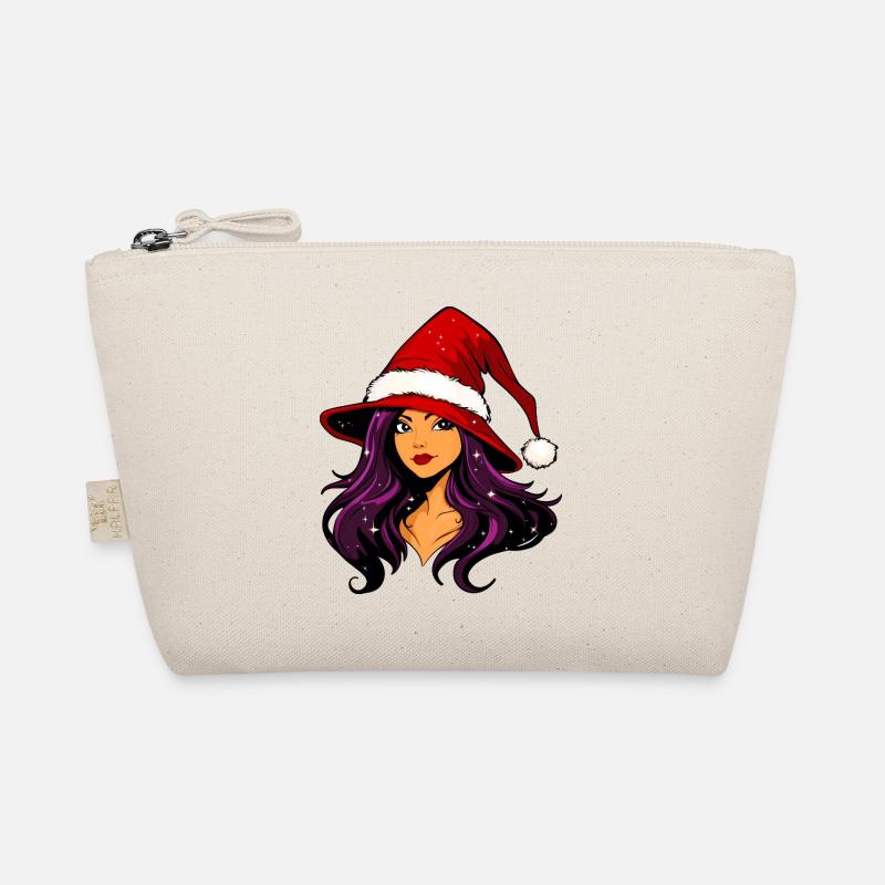 Witch Santa Claus Organic Pouch
