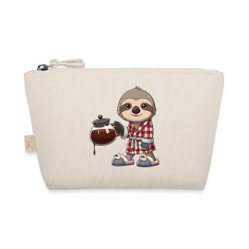 Funny Sloth Coffee Lover Morning Brew - Organic Pouch - nature - Front