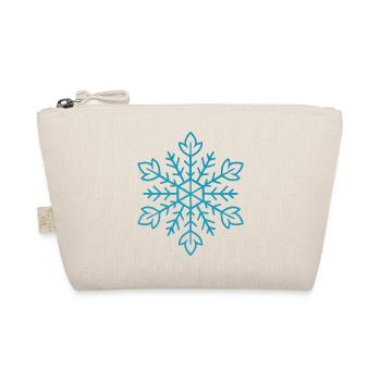 Flocon de neige | Montagne  | Ski | Snowboard - Trousse biologique - nature - Devant