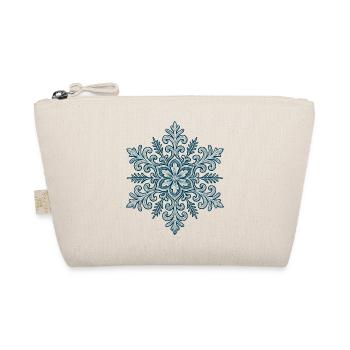 Flocon de neige | Montagne  | Ski | Snowboard - Trousse biologique - nature - Devant