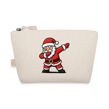 Santa Dab Dancing Comic - Organic Pouch - nature - Front