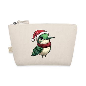 Kolibri Vogel Weihnachten Xmas - Bio-Täschchen - Natur - Vorne