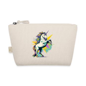 Licorne Pop Art Magie Fantastique Colorée Magie Conte de Fées Magie - Trousse biologique - nature - Devant