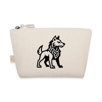 Wolf Wikinger - Bio-Täschchen - Natur - Vorne