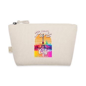 Tour Eiffel de Paris France Silhouette de la ville Colorée - Trousse biologique - nature - Devant