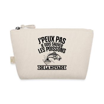 I can't I have to save the fish humor fishing - Organic Pouch - nature - Front