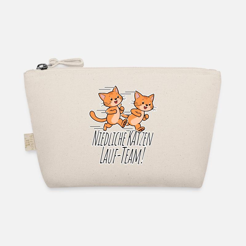 Cute Cats Running Team! Organic Pouch