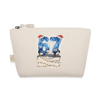 67 Six Seven 6-7 Père Noël mème italien DJ - Trousse biologique - nature - Devant