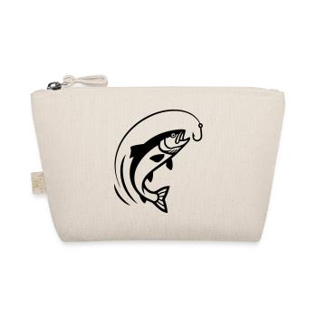 Jumping Fish Hook Bite Action - Organic Pouch - nature - Front