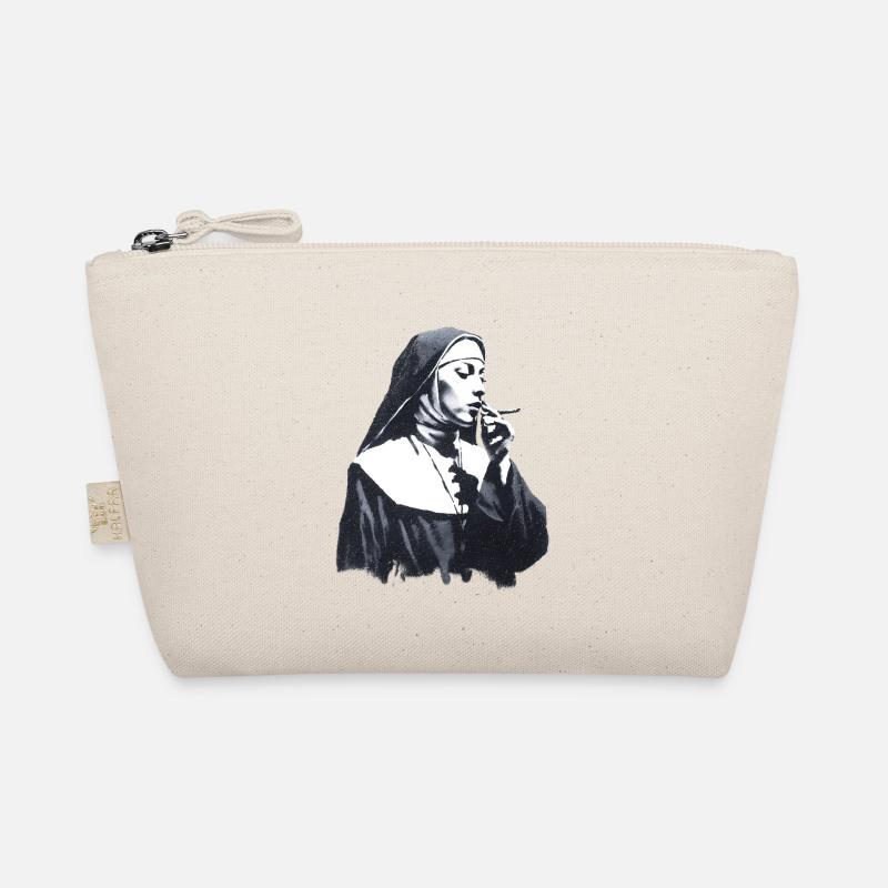 Nonne rebelle – Art de rue Noir Blanc Trousse biologique
